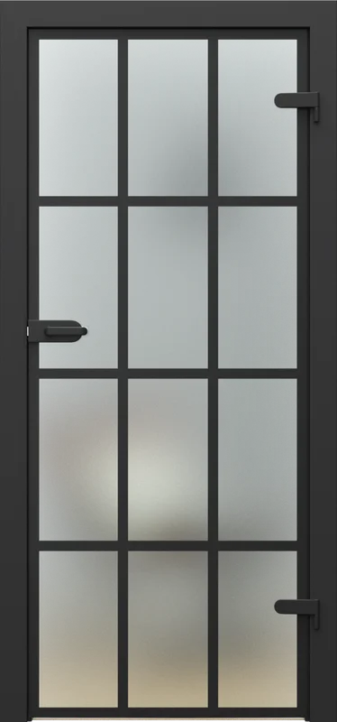 GLASS PORTA GLASS matné sklo s lakovanými lištami