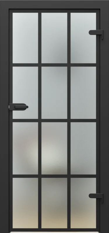 GLASS PORTA GLASS matné sklo s lakovanými lištami
