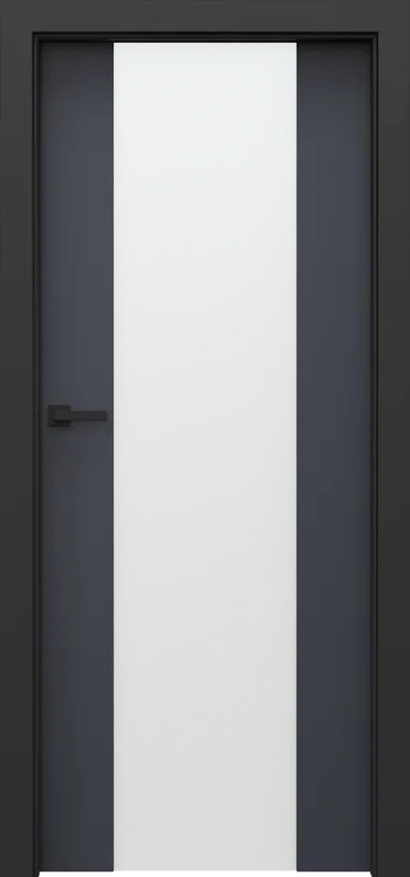 VERTICAL PORTA LOFT 4.B s čiernou zárubňou
